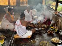Go-Pujana at Kembre Farm Goshala (Pictures courtesy Shri Jnanesh Bhat Hattangadi)